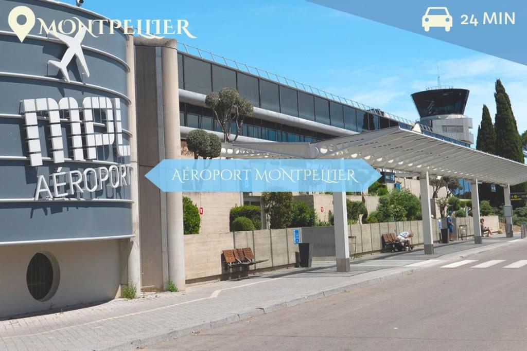 028- Chu Hopital, Appart 2Chambres, Parking, Tram Montpellier Exterior photo